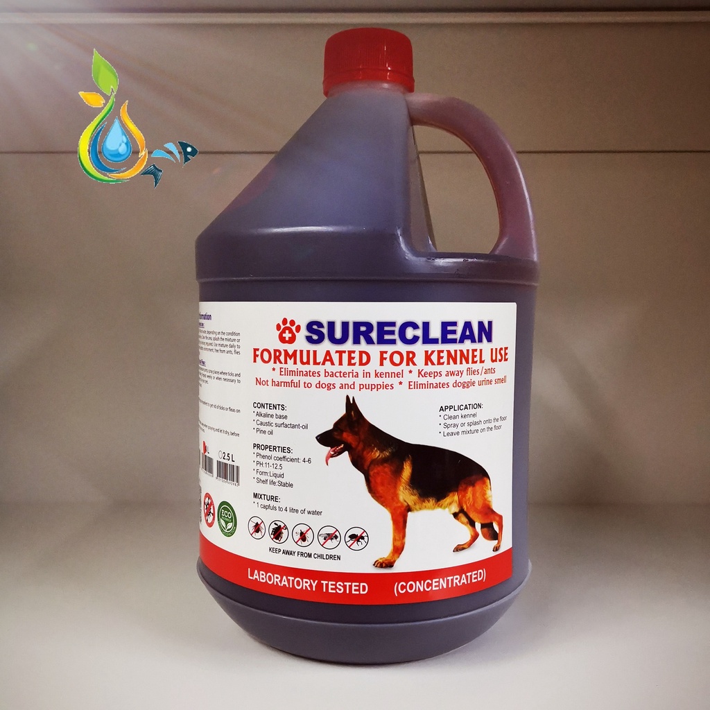 New Packing!! Sureclean Kennel Solution 2.5L / 4L Sure Clean | Shopee ...
