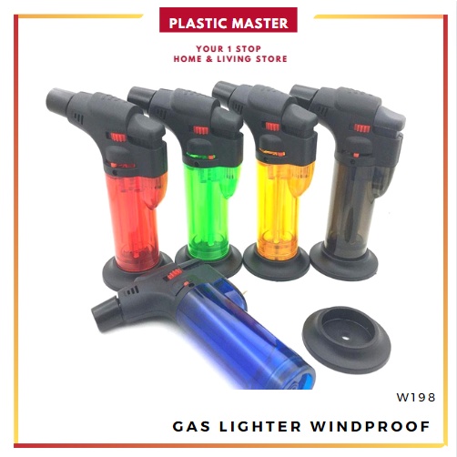 Multipurpose Gas Lighter Windproof W198 Ignition Gun Butane Inflatable