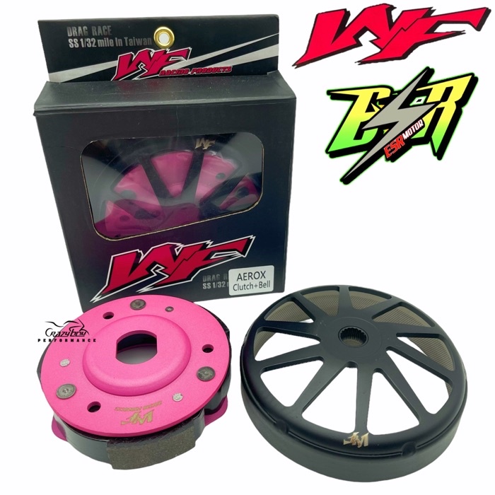 WF RACING ESR MOTOR HOUSING BELL+AUTO CLUCTH/PULLEY/ROLLER & SPRING FOR ...