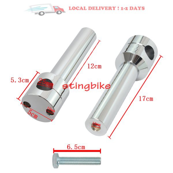 motorcycle riser 6 inches chopper bobber virago vulcan jaguh | Shopee ...