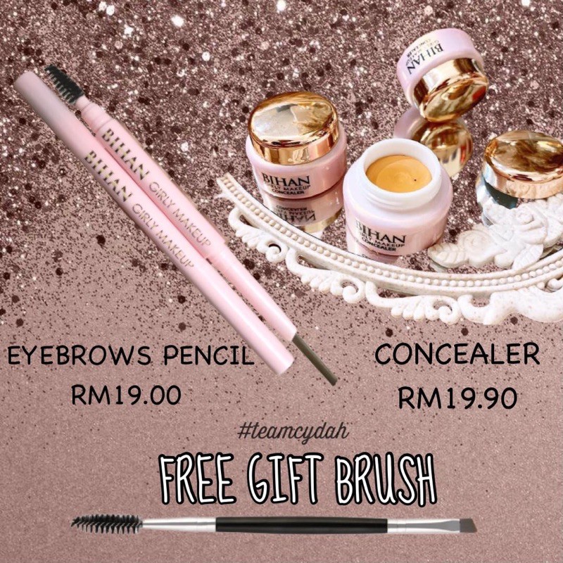 🔥READY STOCK HOT ITEM SET KENING BGM / CONCEALER BGM FREE BRUSH🔥