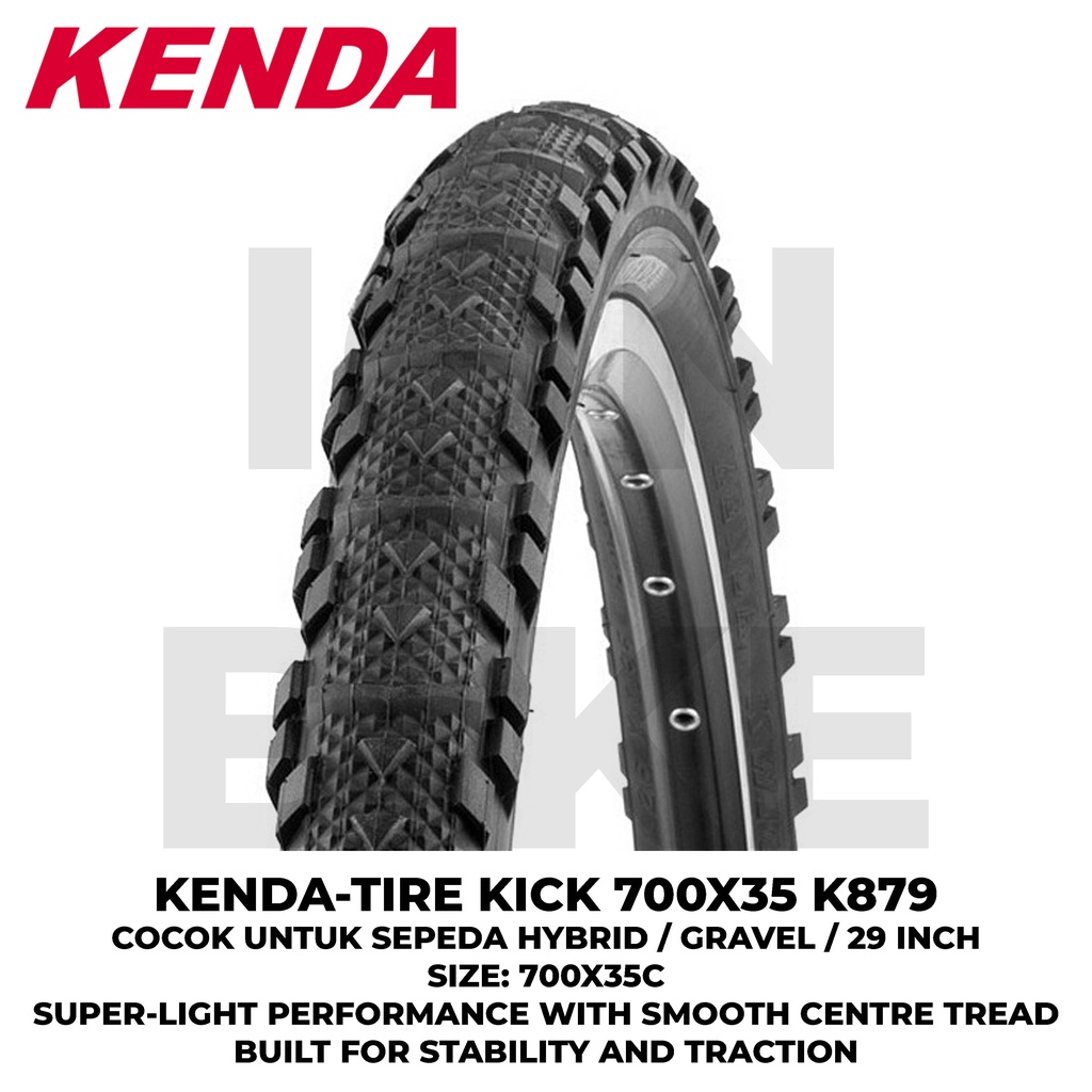 Coppia Pneumatici Kenda Khan II 700x35c &ndash; Ibridi Trekking, Slick Tread, K-1172, Nuovi