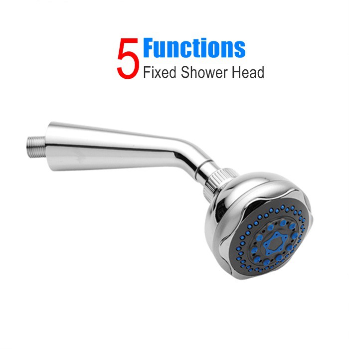 SAVONA 5 Settings Adjustable Bathroom Shower Head Spray Showerhead Head