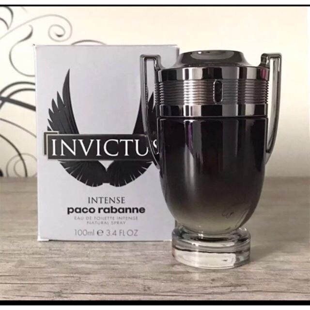 Original Paco Rabanne Invictus Intense Perfume FOR MEN 100ml | Shopee ...