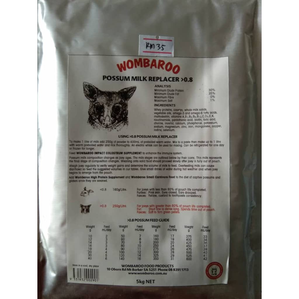 Wombaroo Sugar Glider Joey Formula Kit atelieryuwa.ciao.jp