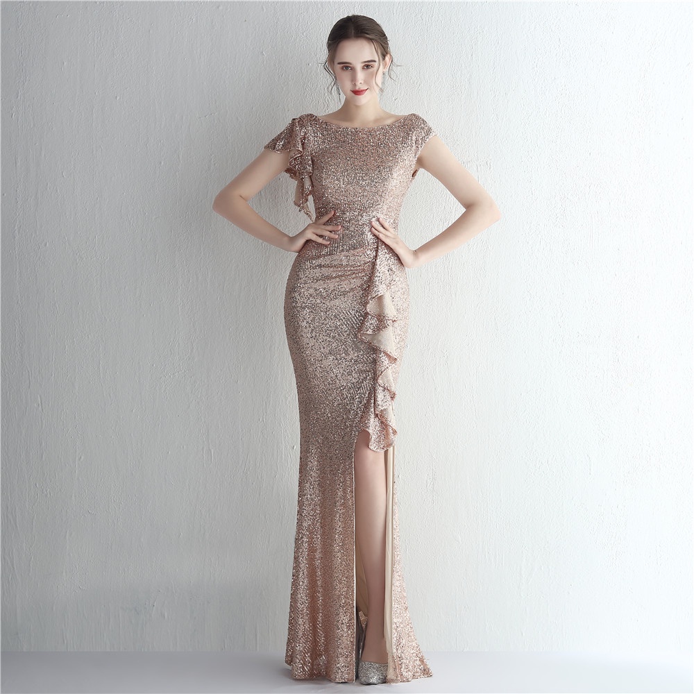 sachin and babi light blue dress Chocolate Velvet & Satin Color-Block Maxi Dress – VOS LEE