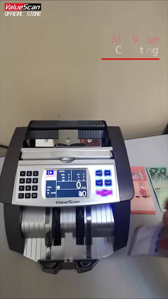 Valuescan NC-200 SDC Money Bank Note Counting Machine Counter Note Bill ...