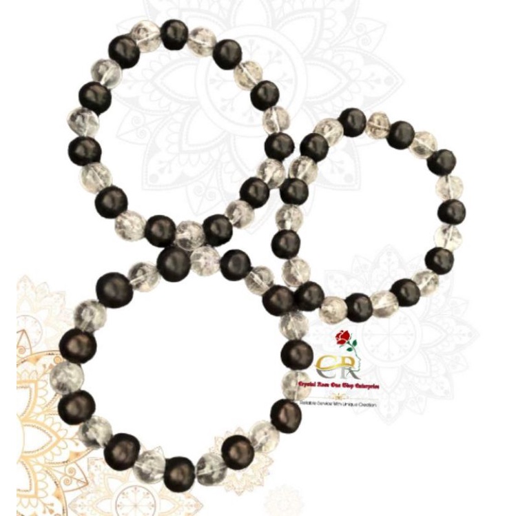 Shashvata Authentic Karungali & Shaptik Beads Bracelet+Lab Test ...