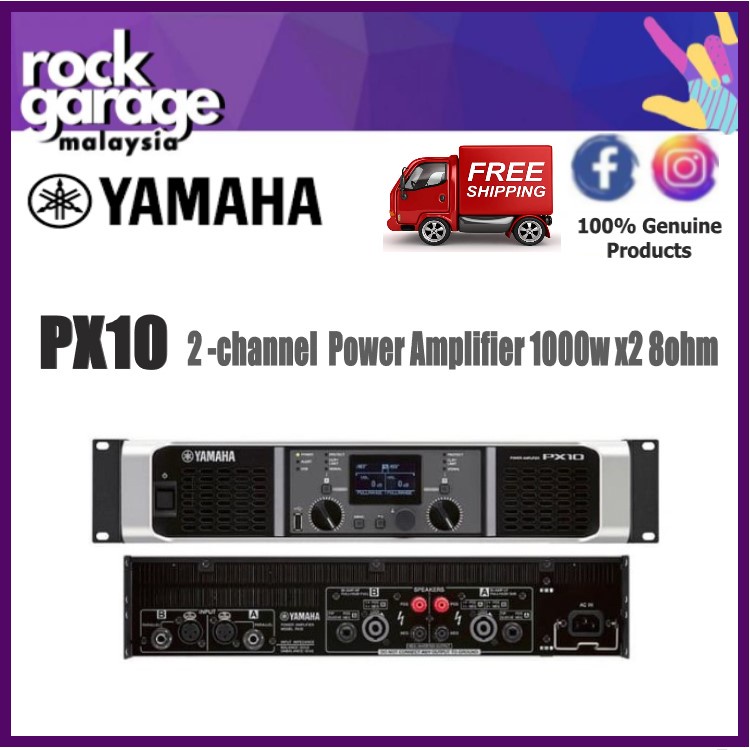 Yamaha PX10 2channel Power Amplifier ( PX10 / PX 10 ) Shopee Malaysia