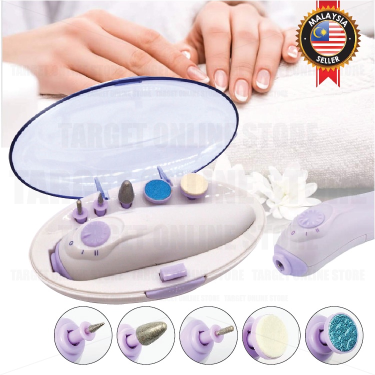 Nail Drill Sharp Bi-Rotation Manicure & Pedicure Set Keeping Nail ...