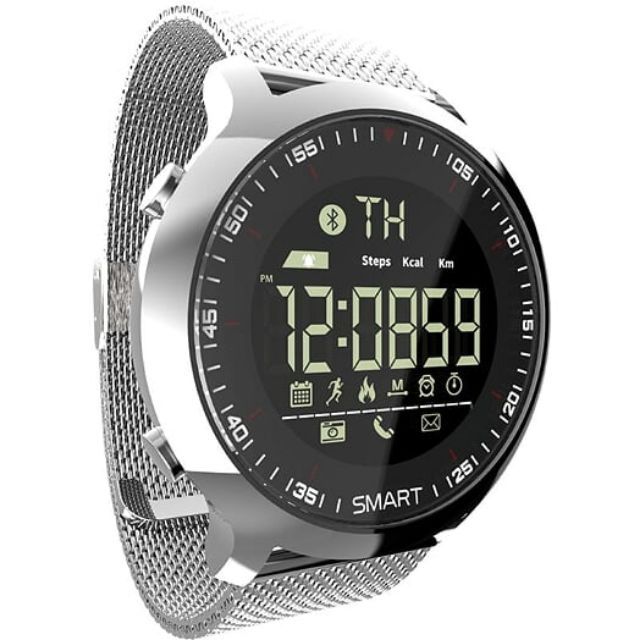 TBF EX18 Smart Watch silver Shopee Malaysia