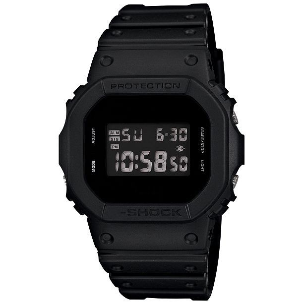 Dw5600 Petak Black BB1 Jam G shock full black men watch Digital Dw 5600 ...