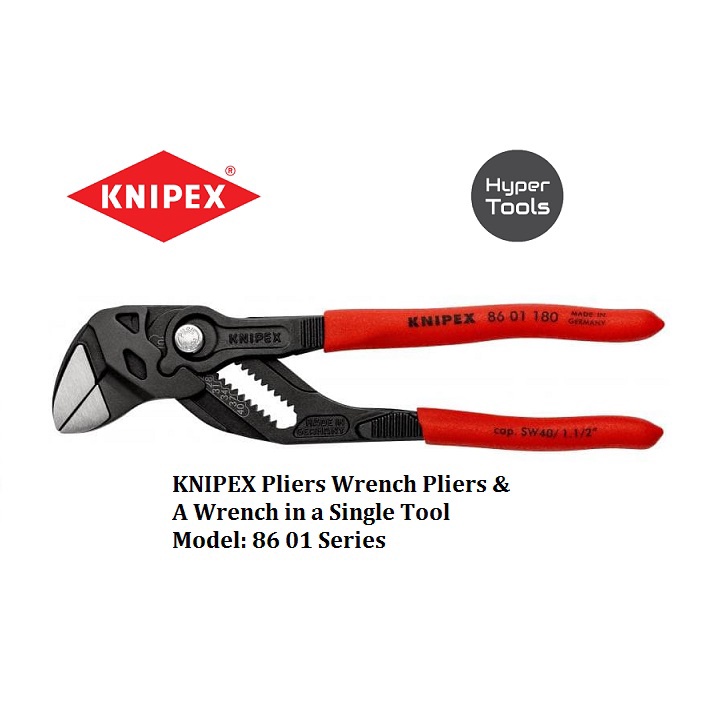 KNIPEX Pliers Wrench Pliers & A Wrench in a Single Tool Model 86 01