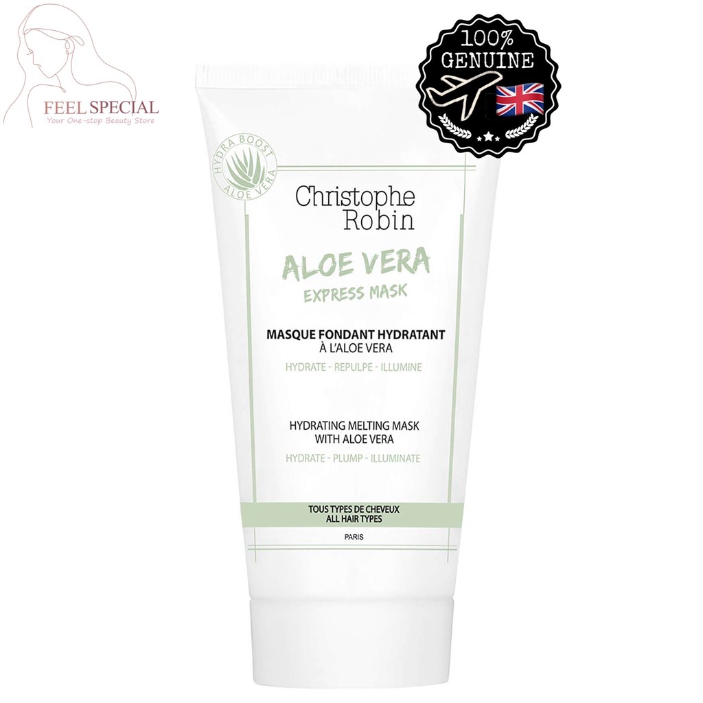 KL READY STOCK  | CHRISTOPHE ROBIN Hydrating Melting Mask with Aloe Vera  (75ml / 200ml) | Shopee Malaysia