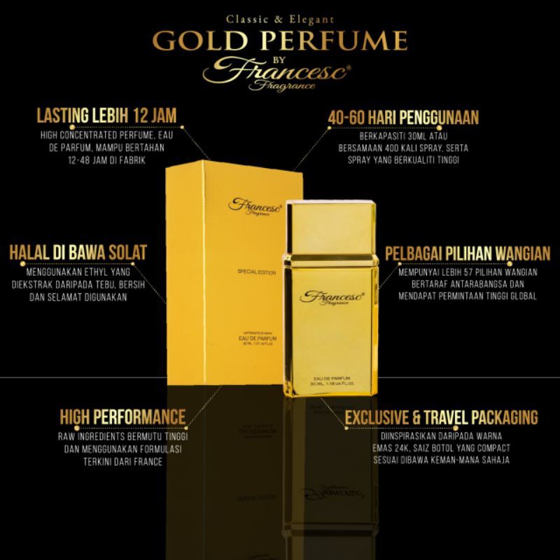 Gold perfume by discount francesc