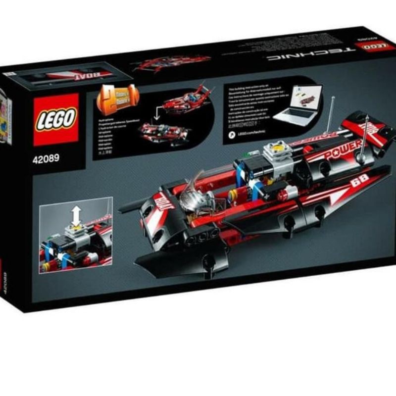 Lego Technic Power Boat 42089 Shopee Malaysia