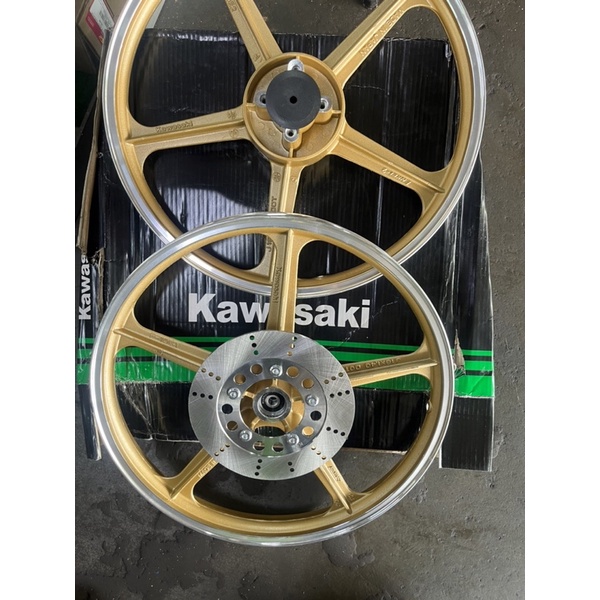 AR80 kawasaki sport rim siap disc siap bearing | Shopee Malaysia