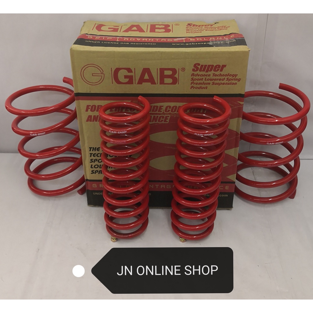 GAB Sport Coil Spring for Proton Wira Satria 1.6 Waja Gen-2 Persona ...