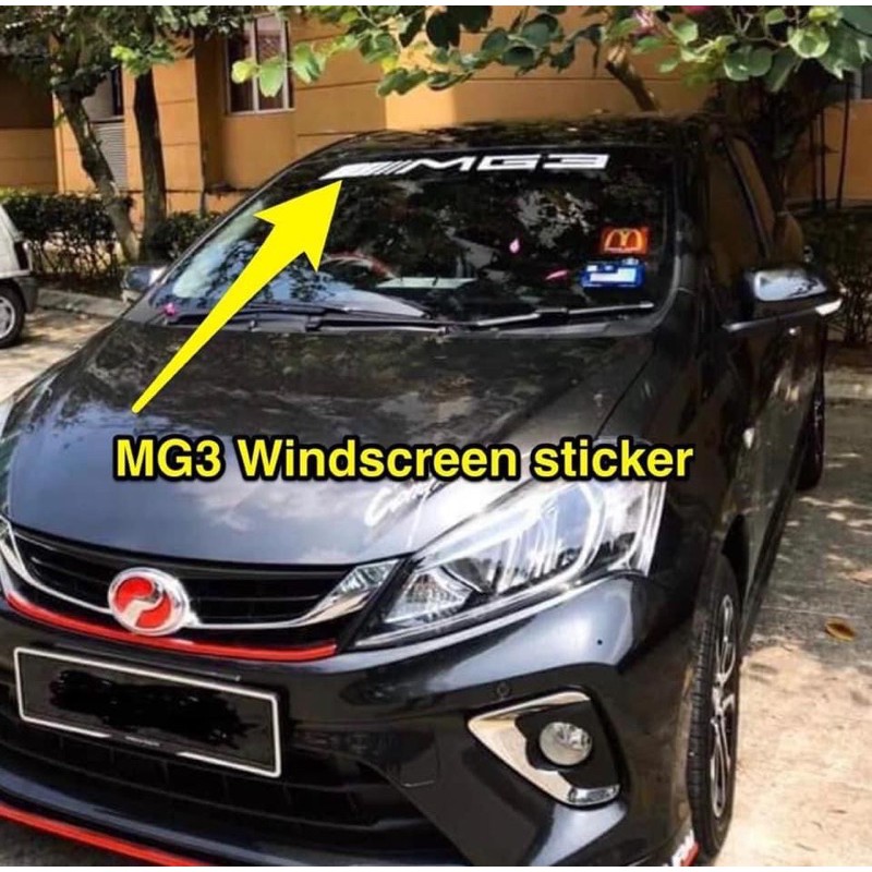 Sticker mg3/sticker myvi third generation/sticker widescreen mg3 ...