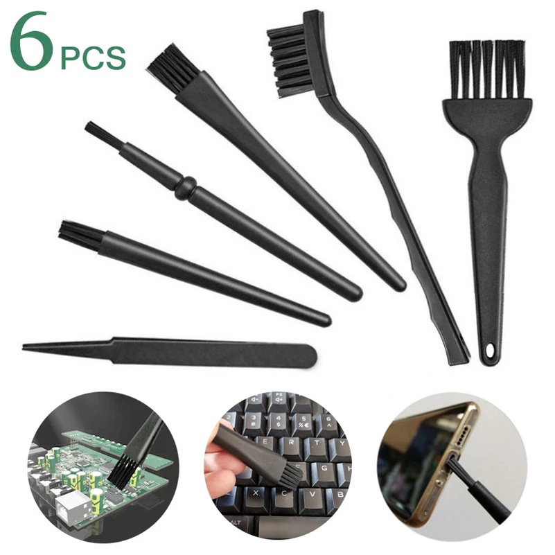 6pcs Antistatic Keyboard Cleaning Brush Kit /Laptop PC Mainboard