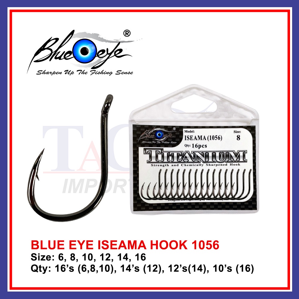 Blue Eye Iseama Hook 1056 Fishing Hooks Matakail Pancing Ikan