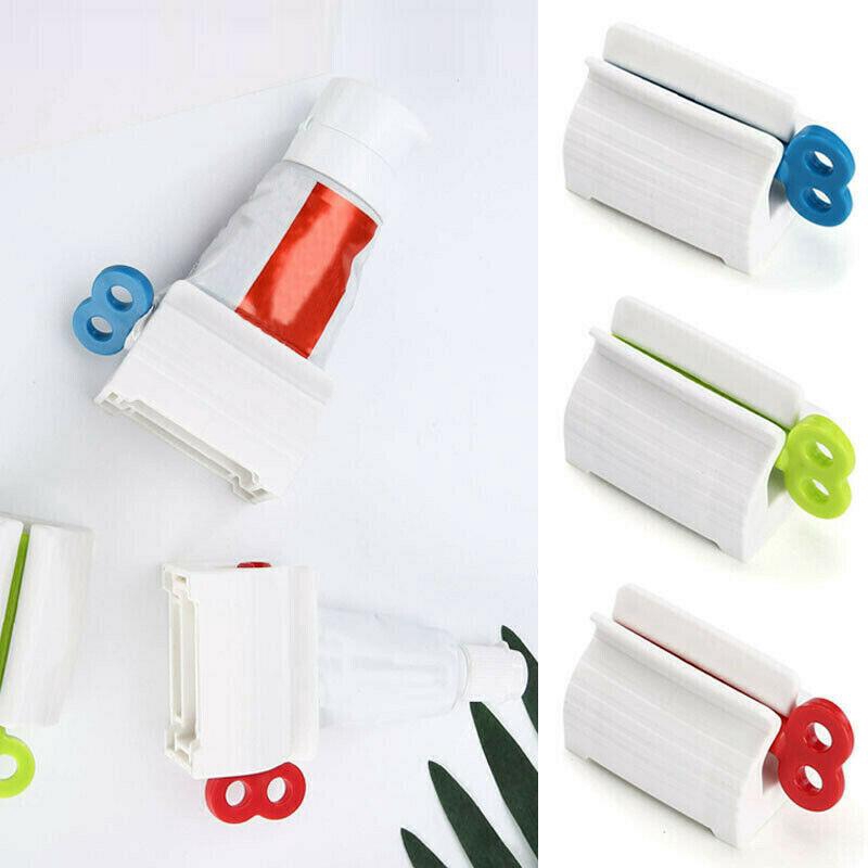 Plastic Toothpaste Tube Squeezer Easy Dispenser Rolling Holder Bathroom Supplies Shopee Malaysia