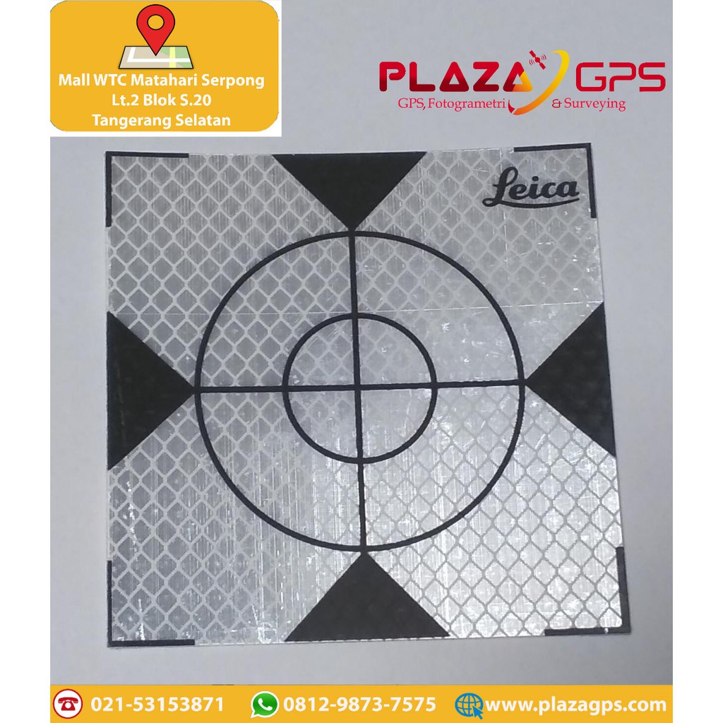 Leica Reflective Tape Target / Reflector Sheet 10x10cm | Shopee Malaysia