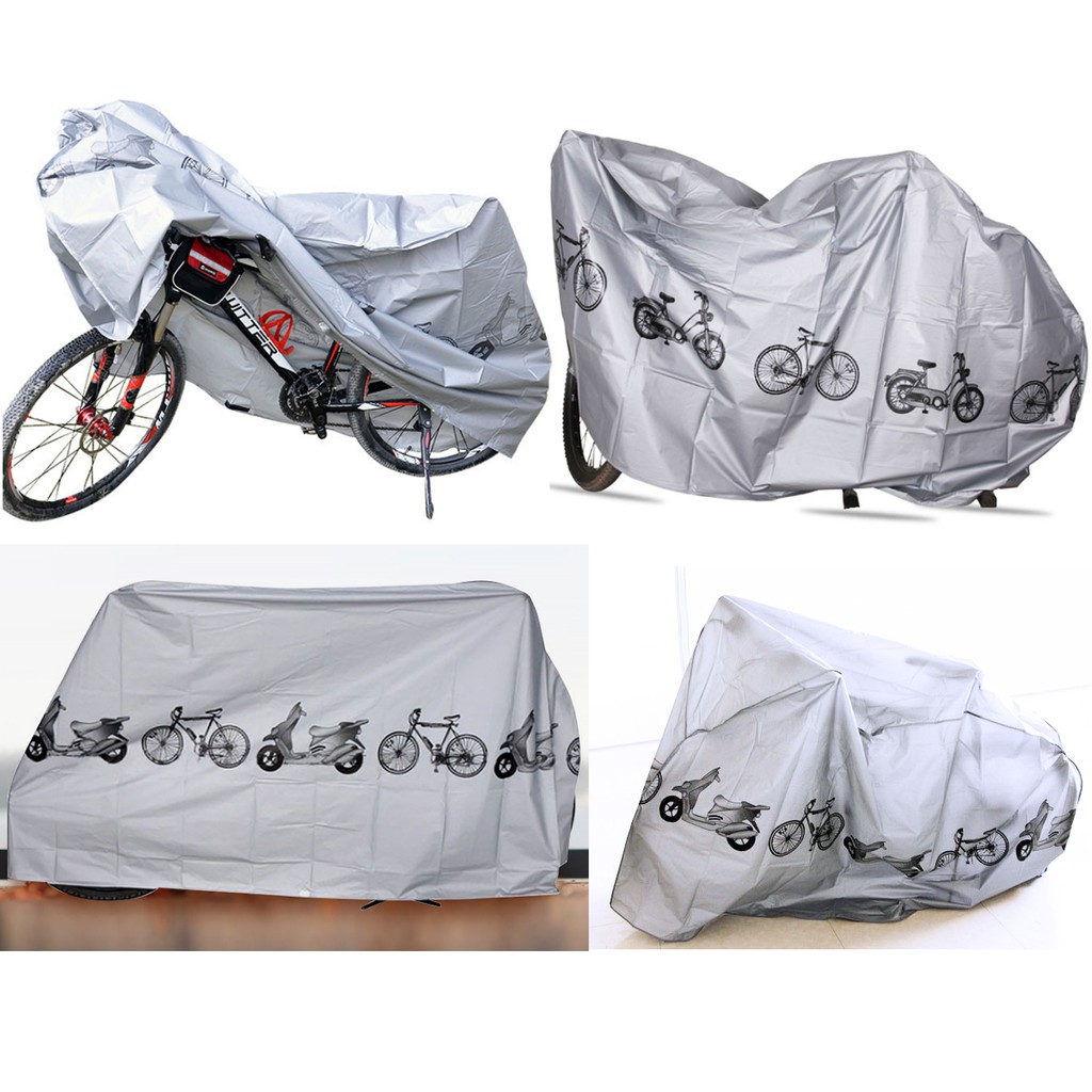 Bicycle Dust Cover Rainproof Protection Dust Rain Sun Cover Sarung ...