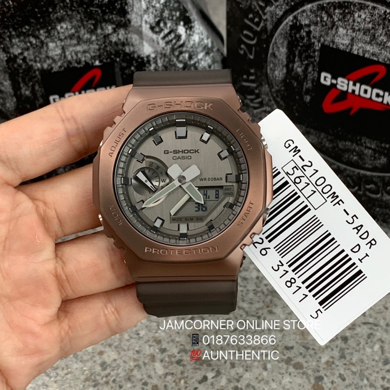 100% ORIGINAL CASIO G-SHOCK GM-2100MF-5A/GM-110MF-1A midnight fog with ...