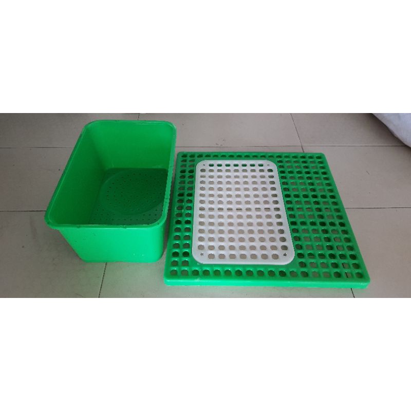 Rabbit Floor Slab With Nestbox Pelapik Lantai Sangkar Arnab Induk ...