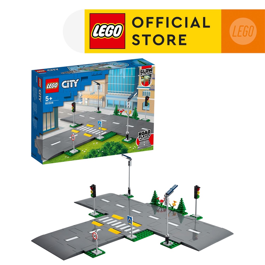 LEGO City Road Plates Building Kit 112 Pcs 60304 Shopee Malaysia