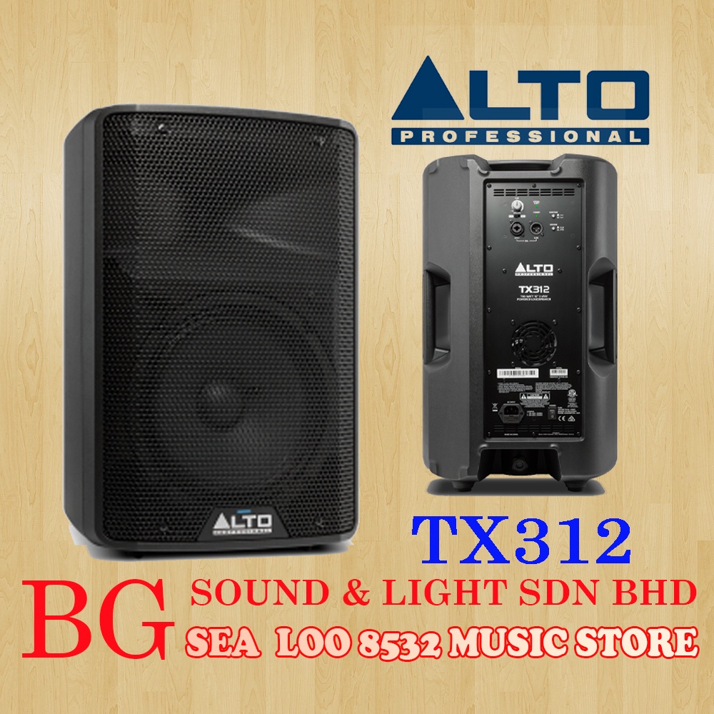 ALTO TX312 / TX312 750WATT 12INCH 2WAY POWERED LOUDSPEAKER Shopee Malaysia