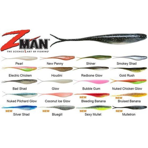 ZMAN Scented Jerk ShadZ 5" Soft plastic Shopee Malaysia