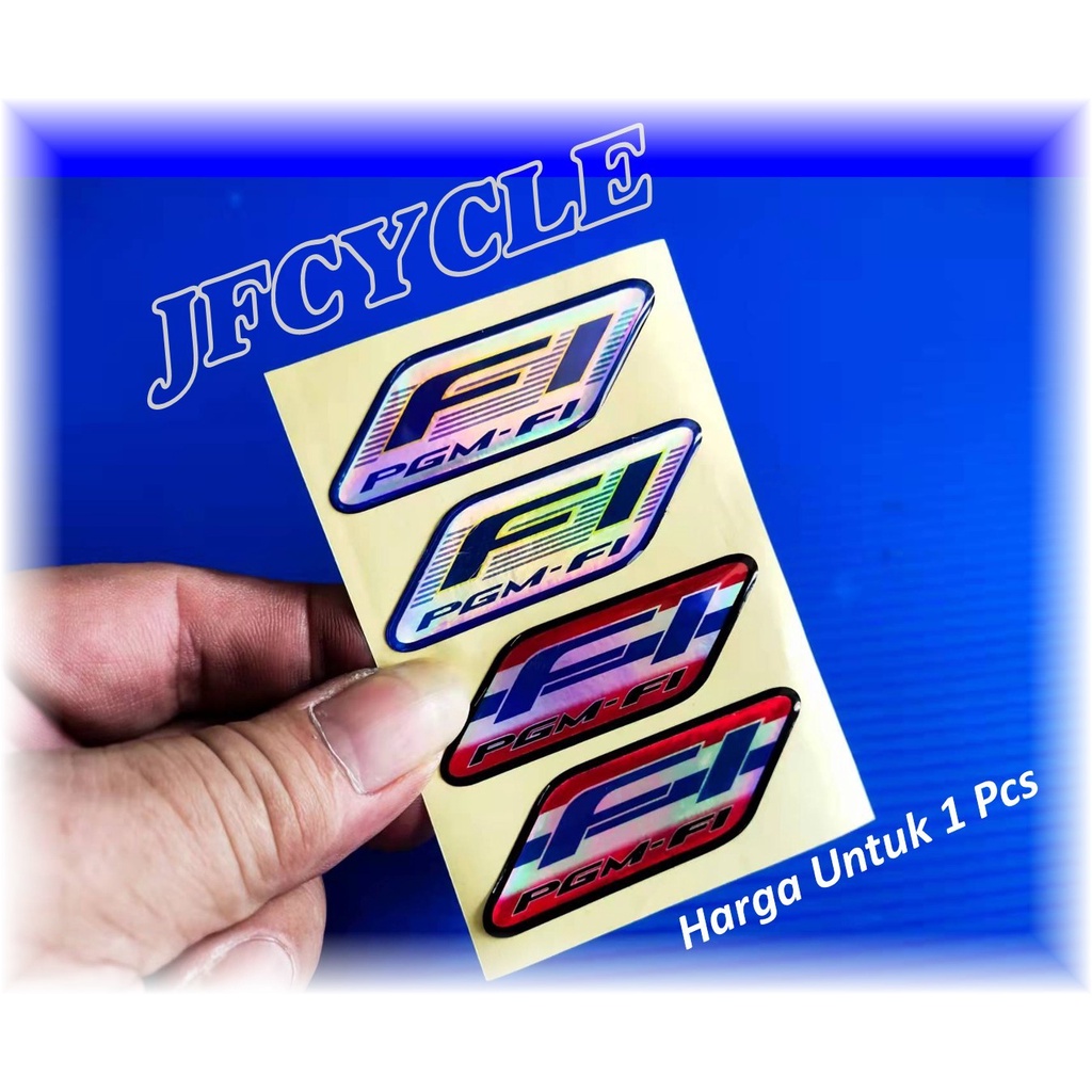 Sticker PGM FI Timbul/Sticker Epoxy PGM-FI | Shopee Malaysia
