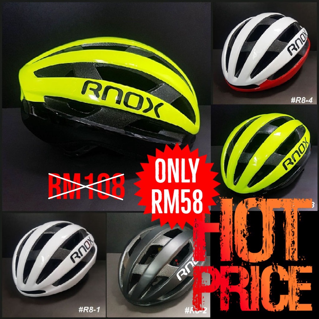 Ready Stock SALE Cycling Helmets RNOX R8 HELMET High Quality Road Bike MTB RB Mountain Bikes Bicycle Basikal folding Shopee Malaysia
