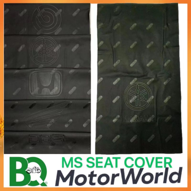 MS Seat Cover For Universal Motorcycle Black (honda H honda W yamaha