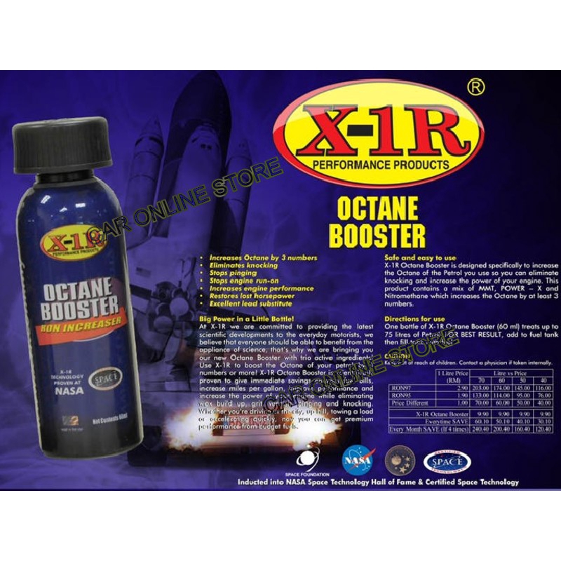 100 Original X1R Octane Booster 60mL Shopee Malaysia