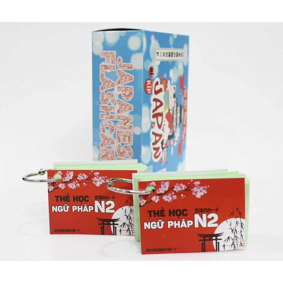 Complete set of 8-book Japanese Flashcard N2 Japanese learning cards ...