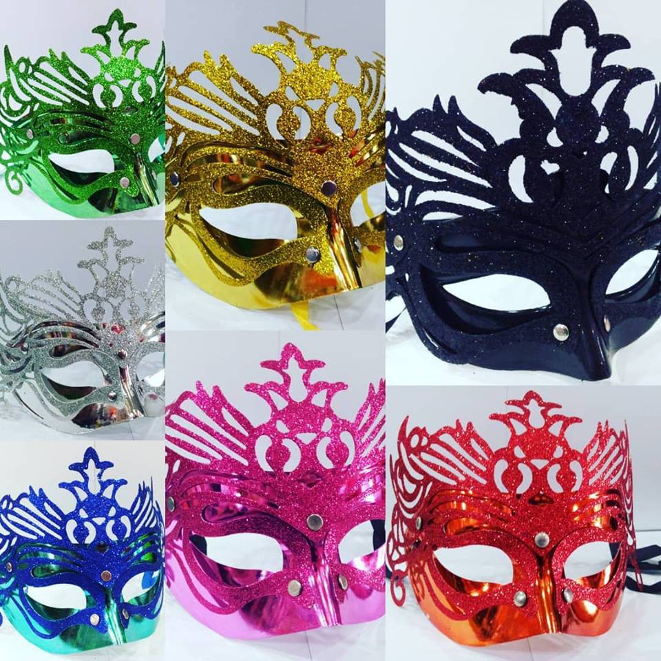 Masquerade Mask - Gold Dust Mask | Shopee Malaysia