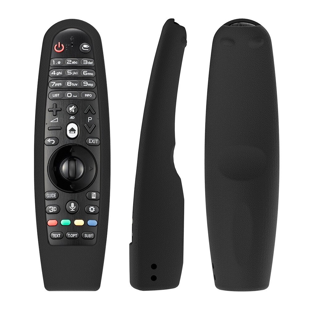 Custodia In Silicone Morbido Per Telecomando LG MR20GA MR19BA MR18BA MR650A – Antiurto E Antiscivolo, Colore Nero
