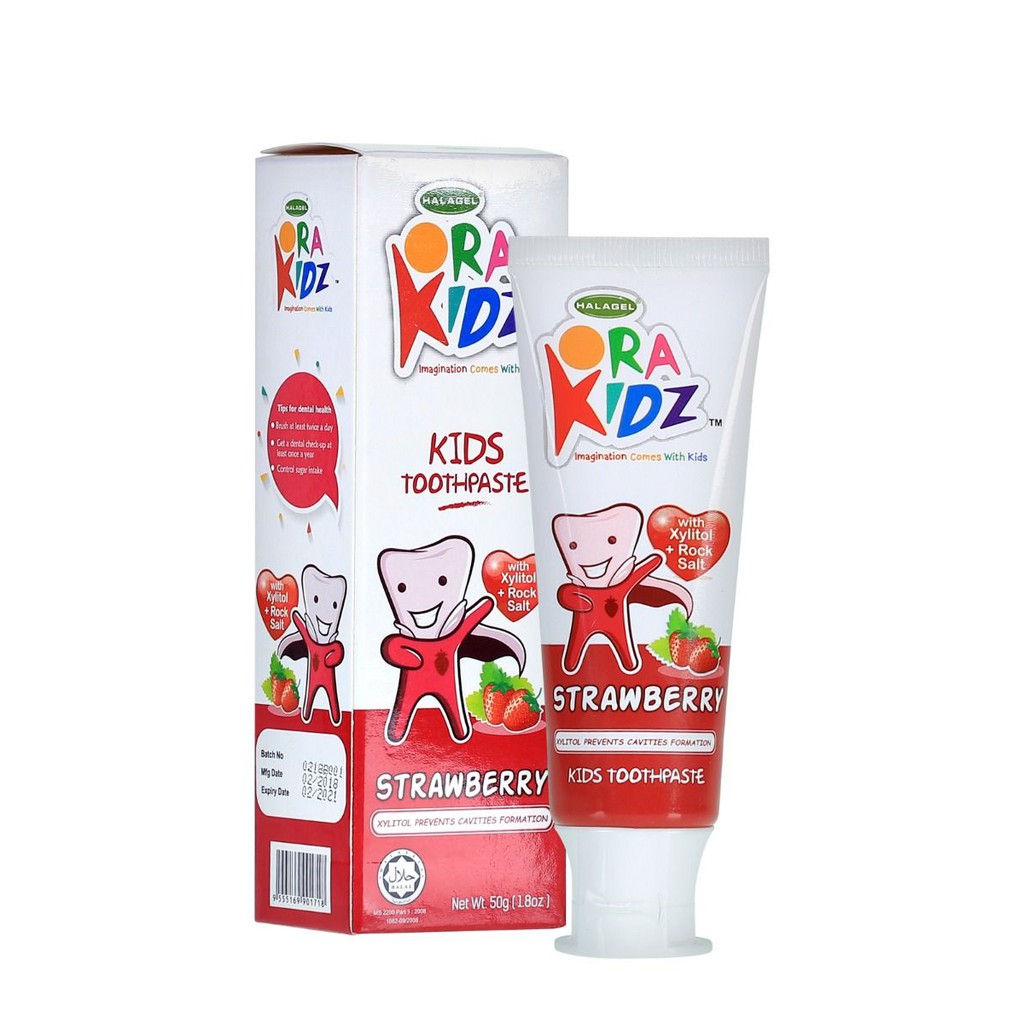 ORAKIDZ Toothpaste | HALAGEL Children Tooth Paste | Non Fluoride | Ubat Gigi Kanak-Kanak | Ubat Gigi