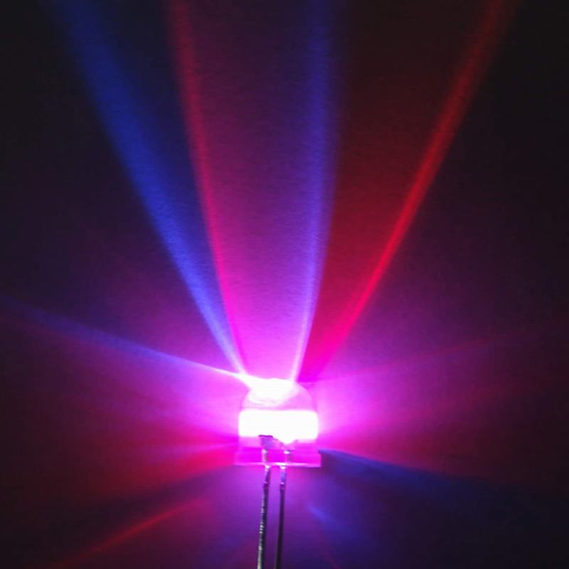Ready stock* 5pcs 5mm Water Red Blue RGB Green flash LED | Shopee Malaysia