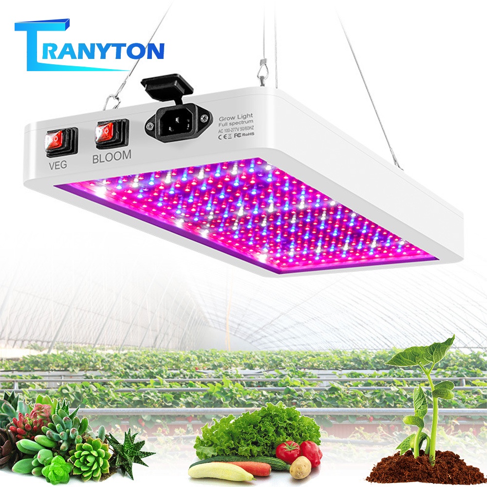 LED Grow Light Full Spectrum 2000W 3000W Double Switch Plant Growth ...
