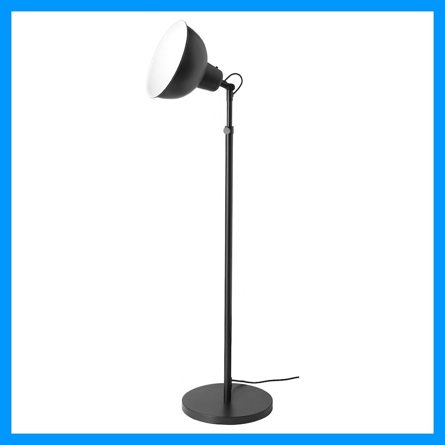 IKEA SKURUP Floor/Reading Lamp, Black [READY STOCK] Shopee Malaysia