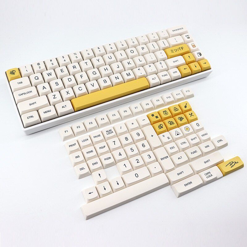 Bee honey milk keycap XDA profile keycaps [READY STOCK] | Shopee Malaysia