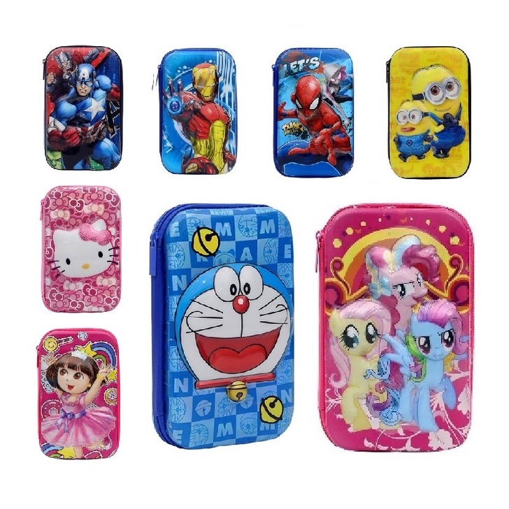 Cartoon Pencil Case Cartoon Big Compartment Pencil Case Cartoon Student ...