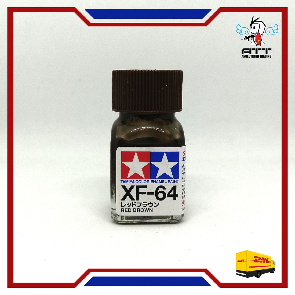 TAMIYA XF64 RED BROWN ENAMEL 10ML (Gunpla Gundam Paint ModelKit Resin