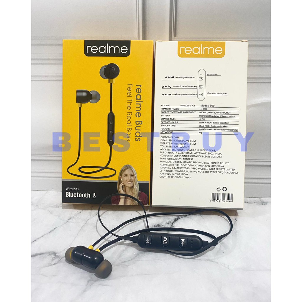 Realme Bluetooth Headset Wireless Headset Shopee Malaysia