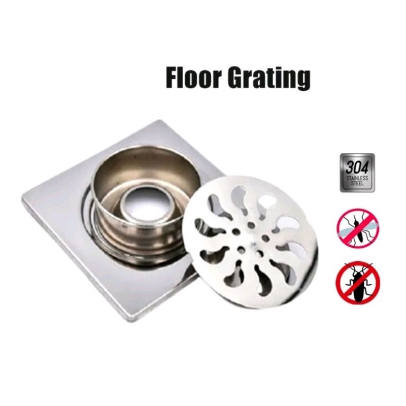 🔥CABANA🔥 STAINLESS STEEL FLOOR TRAP cb6633 l | Shopee Malaysia