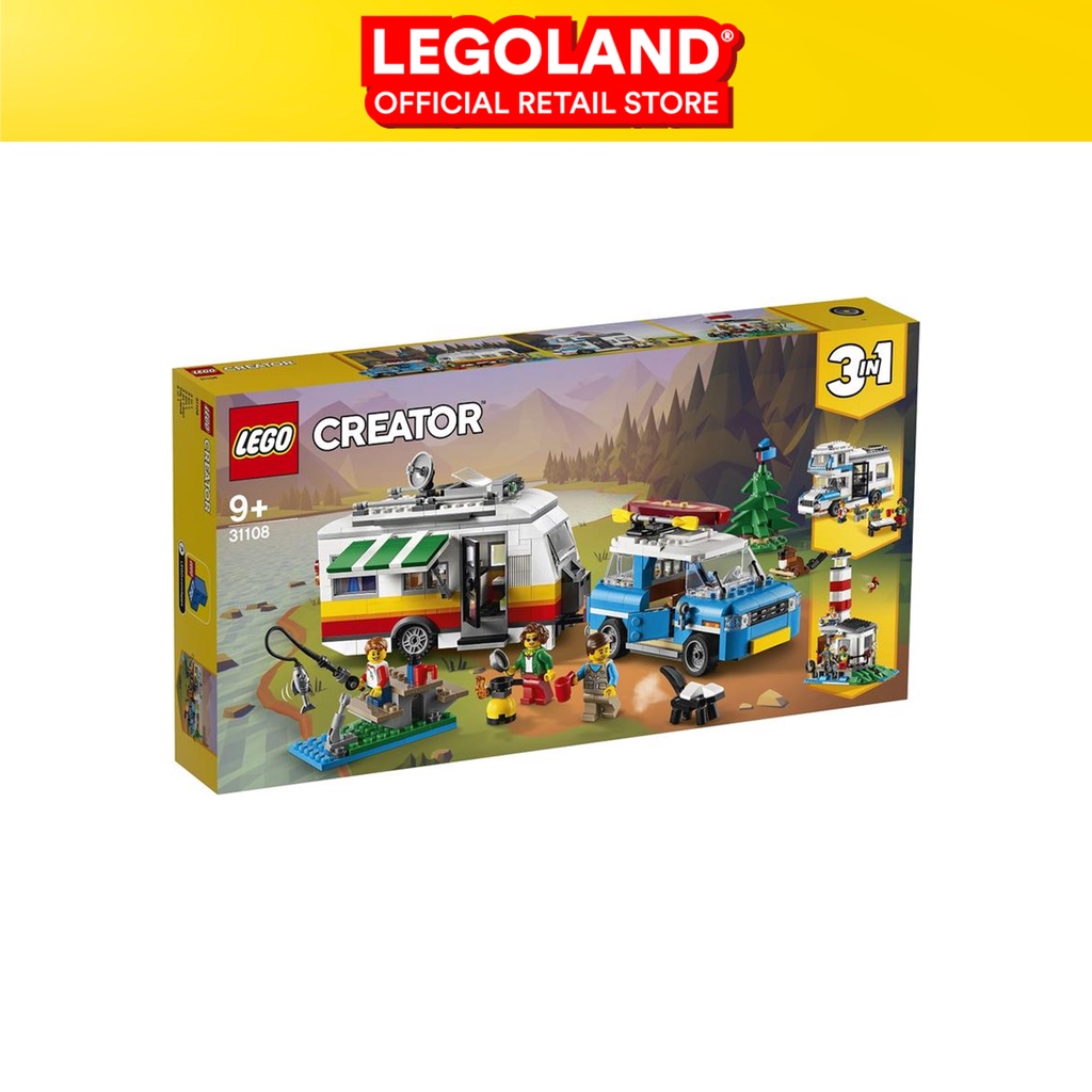 LEGO Creator 3in1 s Caravan Family Holiday 31108 Shopee Malaysia